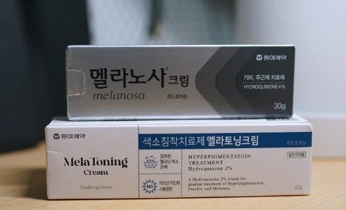 Melatoning Cream vs Melanosa Cream