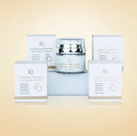 ks super glutathione whitening cream KS Super Glutathione Whitening Cream, Korean Brightening Cream