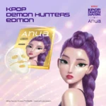 Kpop Demon Hunters Golden Pattern Ceramide Barrier Collagen Mask - Image 4
