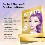 Kpop Demon Hunters Golden Pattern Ceramide Barrier Collagen Mask - Image 3